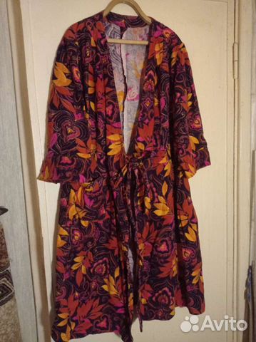 Халат женский фланелевый 48-50 р