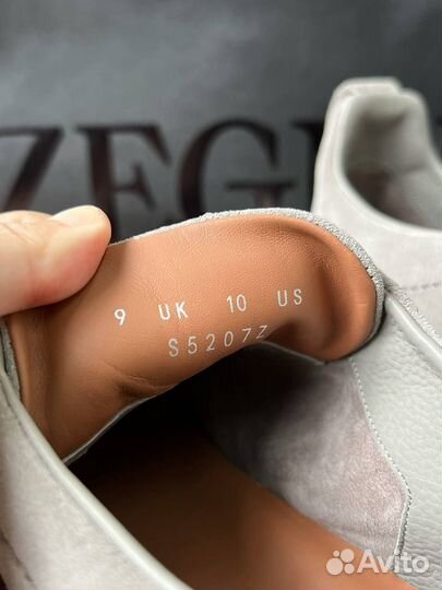 Слипоны замшевые мужские Zegna