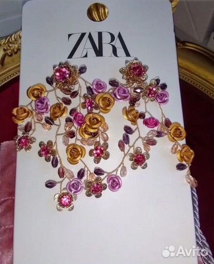 Серьги Zara Оригинал Новые