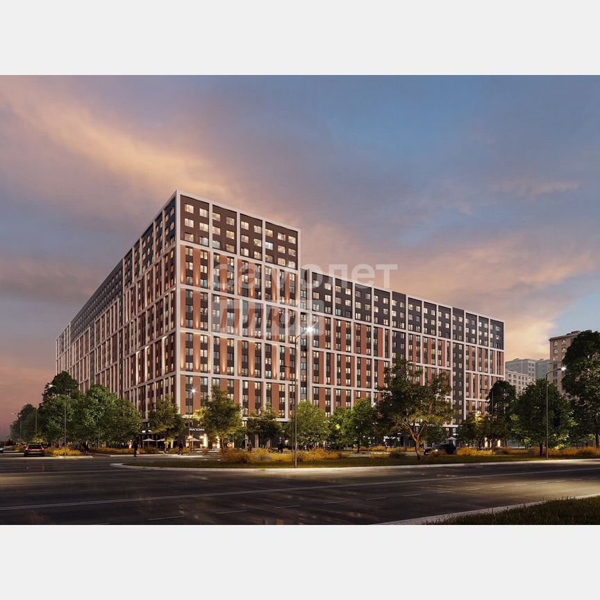 1-к. апартаменты, 36 м², 11/11 эт.
