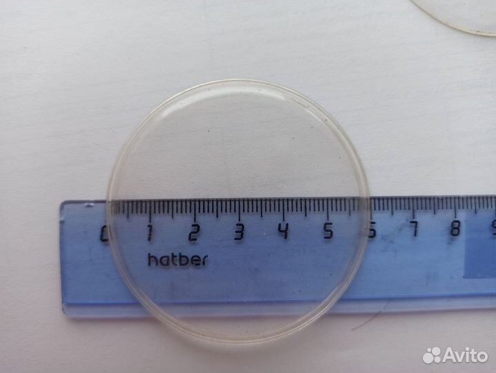 Запчасти часы стекло 5 шт. пластик 60 мм фаска