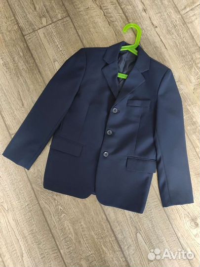 Пиджак школьный тёмно-синий
