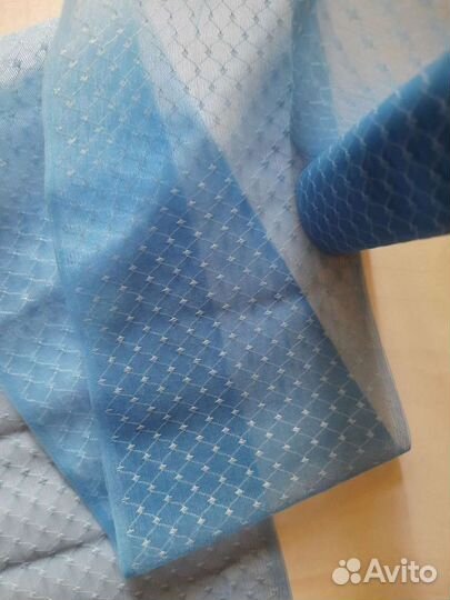 Лента на выписку голубая