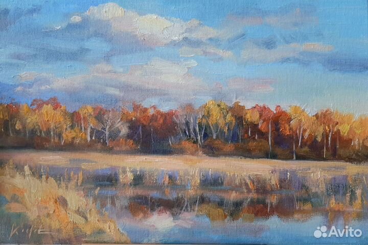 Картина маслом Осенний пейзаж