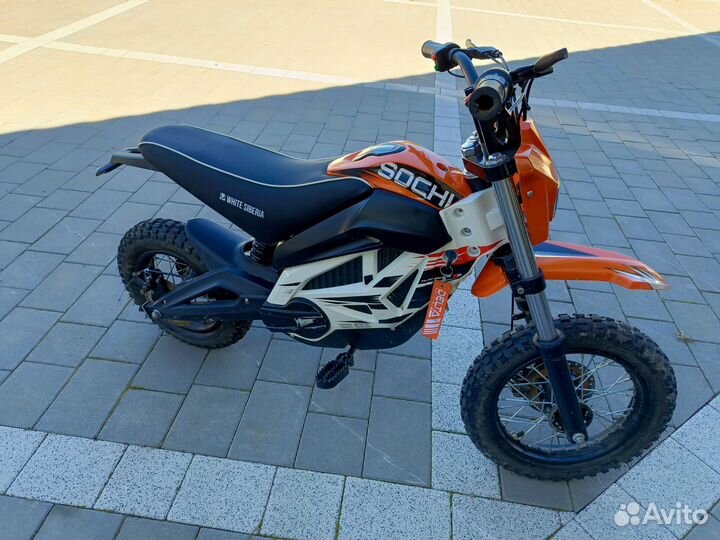 Детский электромотоцикл White Siberia Sochi 1300W