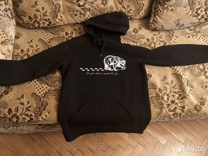 Черное худи