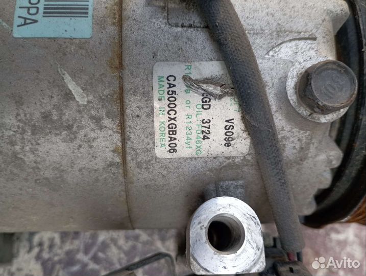 Компрессор кондиционера на Киа Пиканто 2019 года