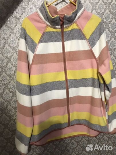 Блузка в цветочек/лонгслив на 8-10лет для девочки