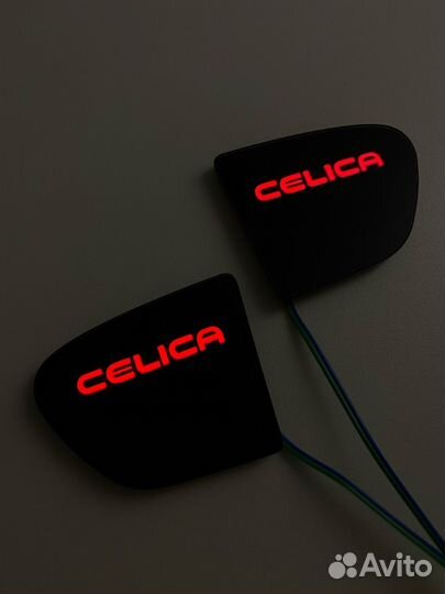 Led подсветка дверных ручек салона Toyota Celica