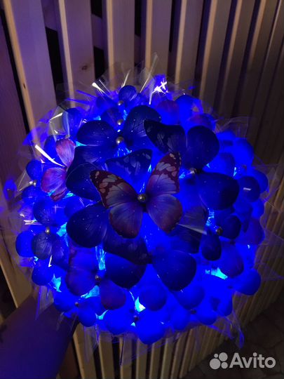 Букет к 1 сентября букет из бабочек светящийся