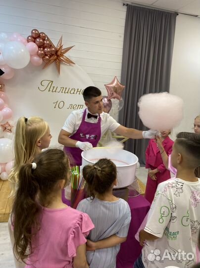 Сладкая вата, попкорн, на праздник, день рождения