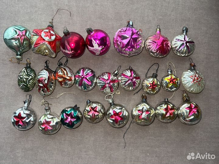 Елочные игрушки СССР агитация