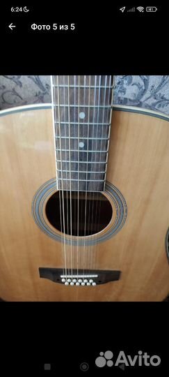 12 ти струнная гитара