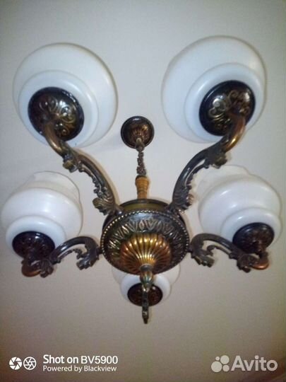 Люстра потолочная бу