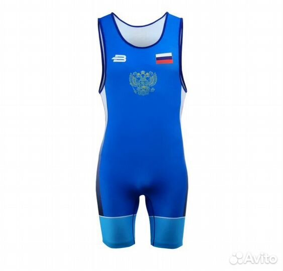 Трико борцовское BoyBo profi (XS, Синий) Трико бор