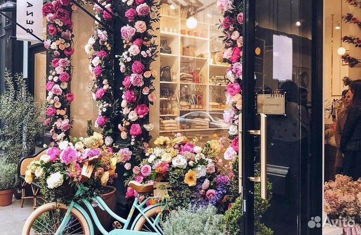 Цветочный бутик в стиле лофт