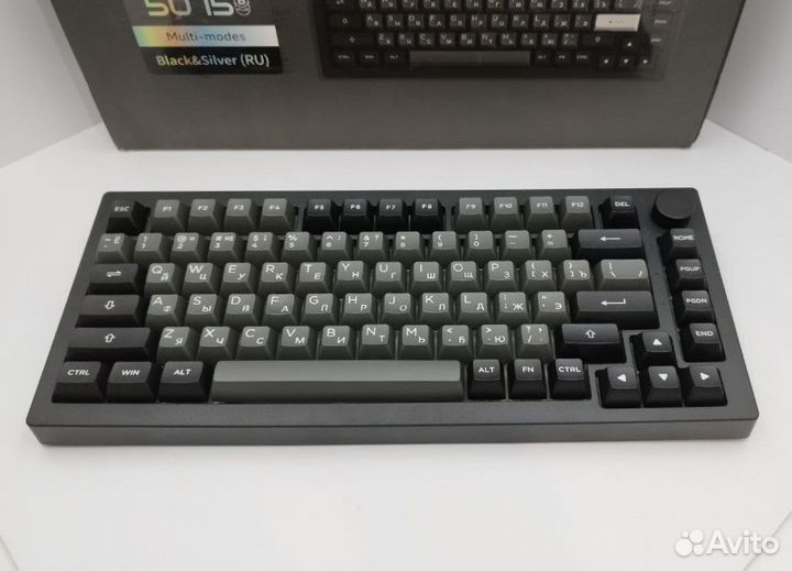 Механическая клавиатура akko 5075B Plus Black&Sliv