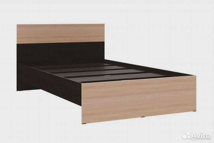 Кровать Юнона Венге Дуб молочный 140х200