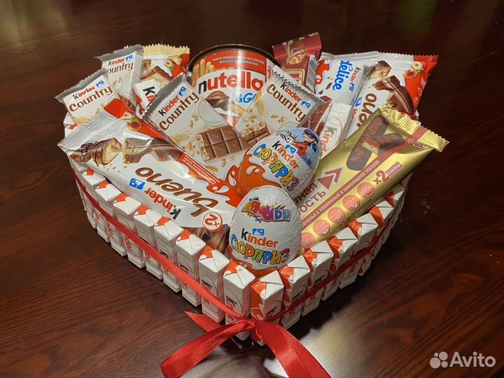 Сладкие букеты из конфет