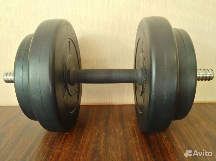 9,5 кг гантели разборные. Новые. 19 кг пара