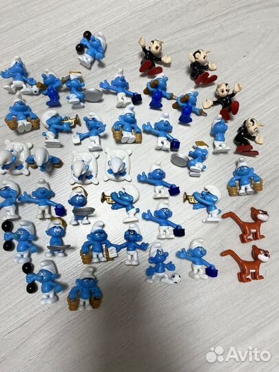Киндер сюрприз смурфики коллекция