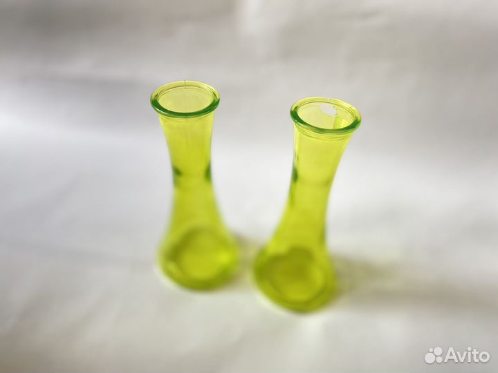 Ваза зеленая 2 шт