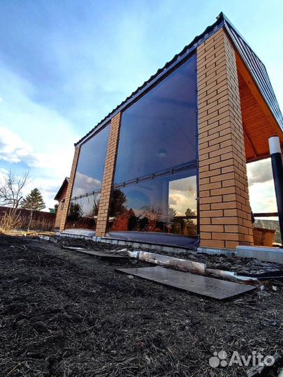 Мягкие окна для террас (производство Омск)