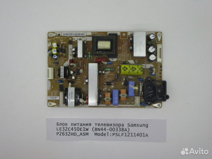 Детали телевизора samsung LE32C450E1W