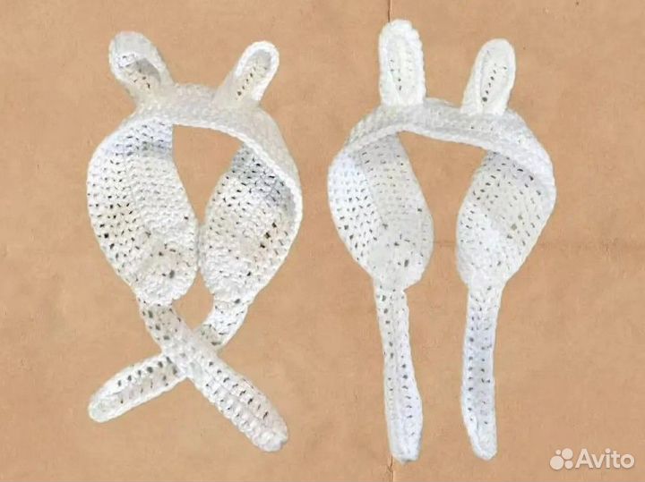 Шапка чепчик с ушками