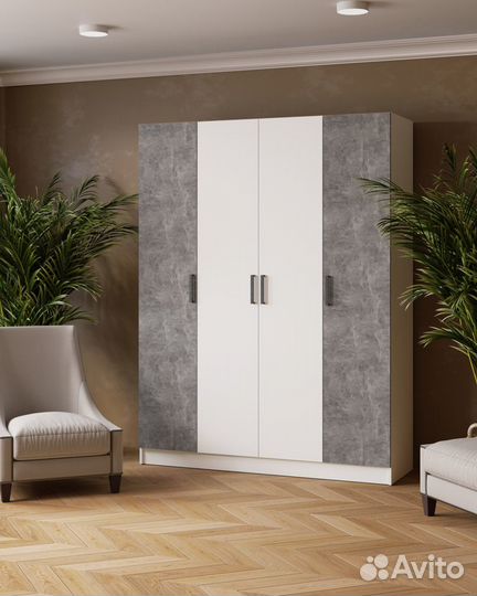 Шкаф распашной белый новый