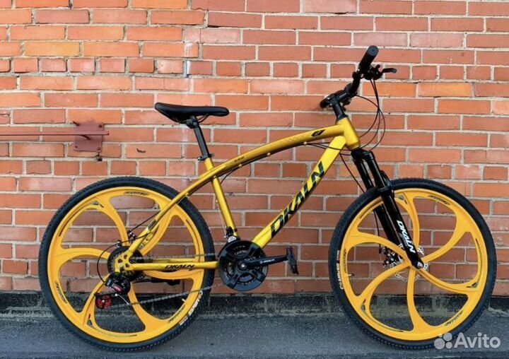 Велосипед на литых дисках