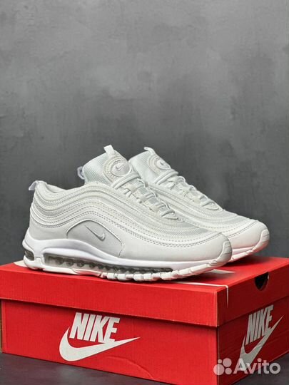 Nike Air Max 97 Triple White Wolf Grey