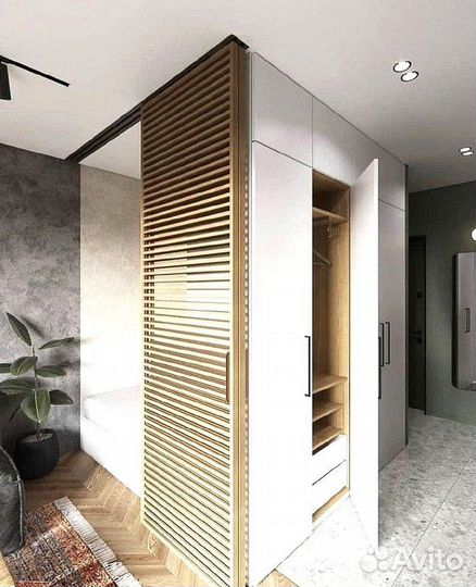 Межкомнатные перегородки из реек