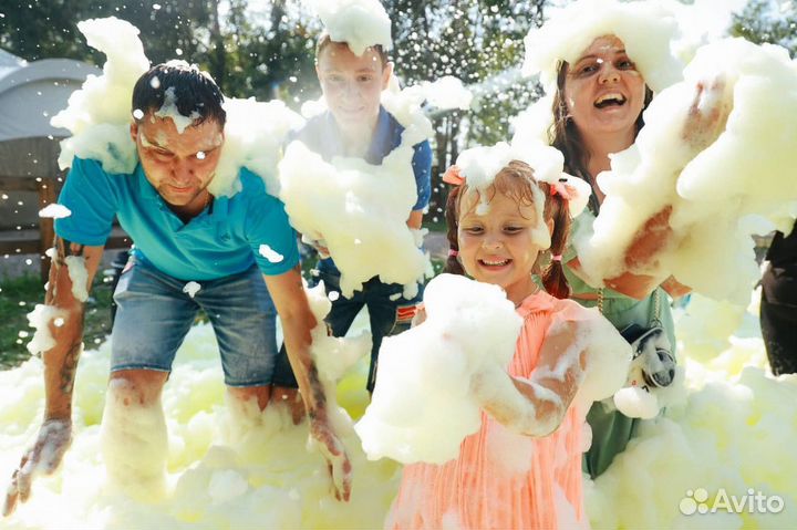 Пенная вечеринка на детский и взрослый праздник