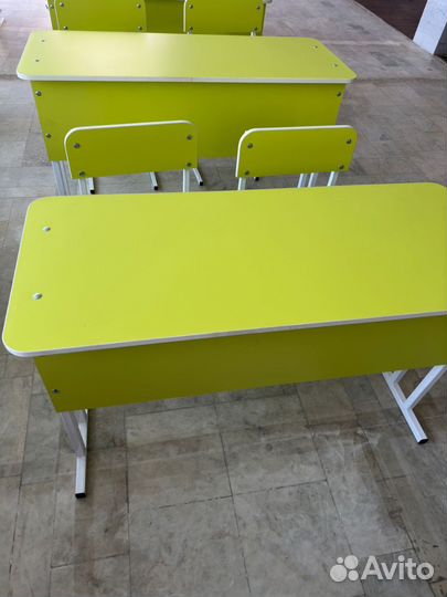 Школьная мебель парты со стульями