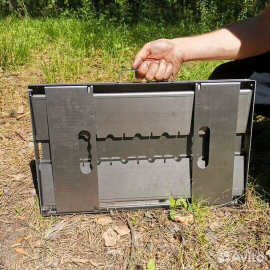 Мангал чемодан Средний