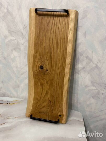 Доска разделочная дубовая + поднос из дуба