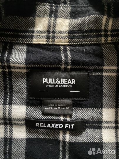 Оверсайз рубашка pull&bear