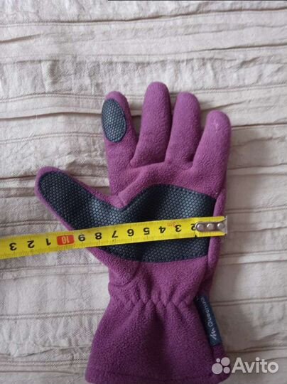 Перчатки флисовые Decathlon 6-9 лет