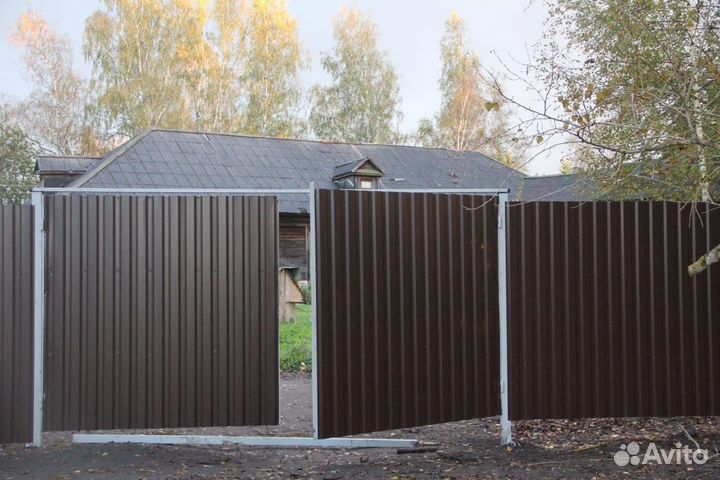 Забор из профнастила