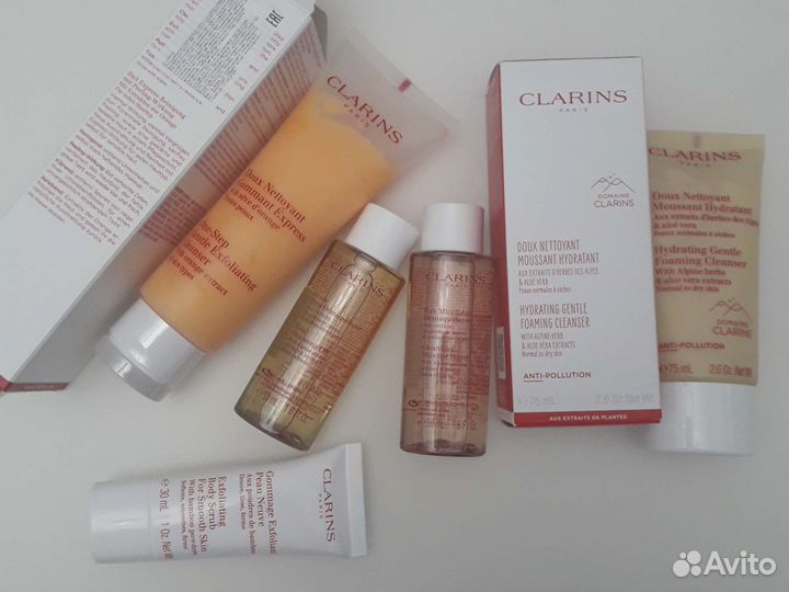 Косметика Clarins очищение/уход