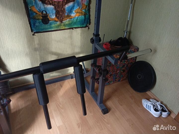 Гриф для приседаний, п-образный, Хэтфилда