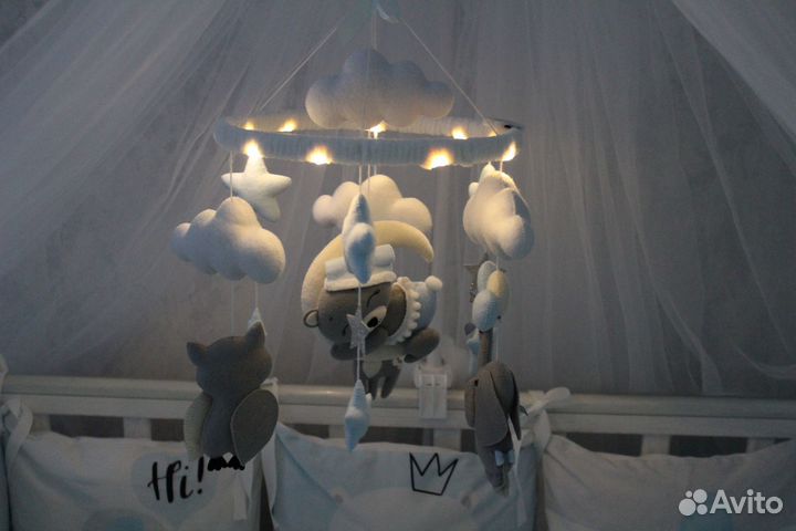 Мобиль (кронштейн +балдахин+муз.блок)