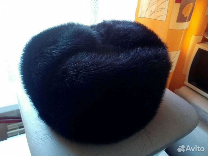 Норковая шапка мужская новая