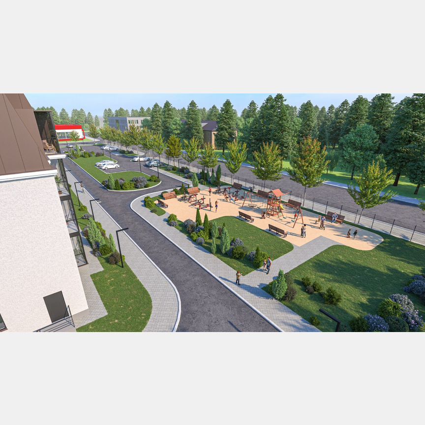 2-к. квартира, 53,4 м², 4/4 эт.