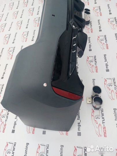 Задний бампер в стиле М5 F90 на 5 Series F10