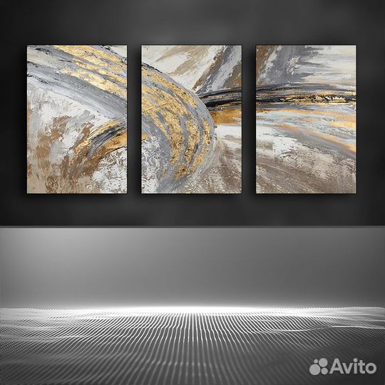 Стильные интерьерные картины на холсте. Абстракция