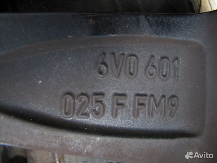 Диск литой R16 Skoda Rapid Fabia 1 штука