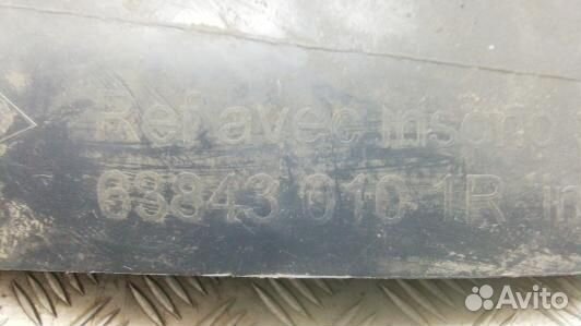 Защита арок (защита крыла, подкрылок) передняя левая renault megane 3 (1OK22H301)