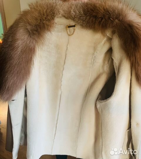 Куртка зимняя женская 50 52 размер короткая, натур